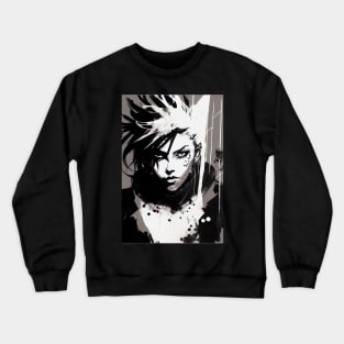 female fighter Crewneck Sweatshirt